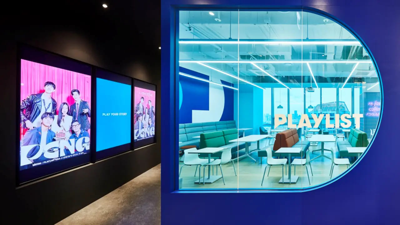 스튜디오부터 쇼룸까지, 플레이리스트가 완성한 맞춤형 사무실 인테리어