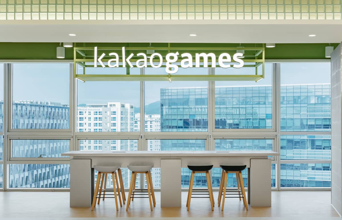 카카오게임즈, 사무실 보안과 지속가능성을 고려한 ESG 친환경 오피스 인테리어