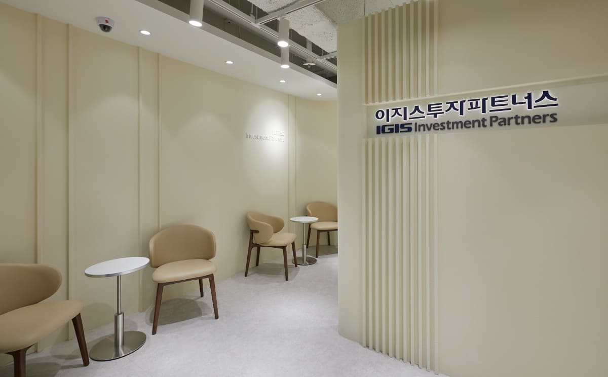 이지스투자파트너스, 실용적인 사무실 레이아웃이 인상적인 벤처 투자 회사 인테리어